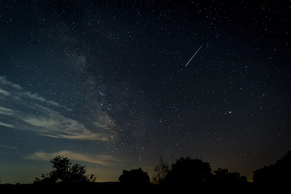Cielo nocturno sobre España