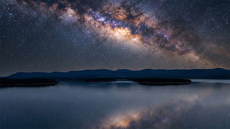 The Milky Way over Cuerda del Pozo — Starlight Reserve